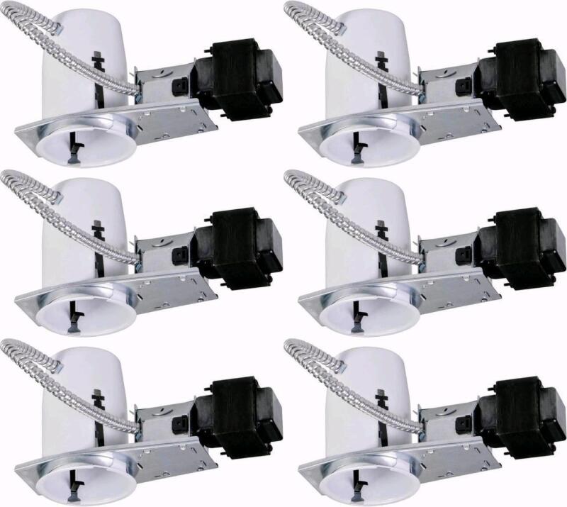 New HALO H36LVRTAT 3" Shallow New Construction Recessed Lighting Housings, 6-Pack, 12V, Air-Tite