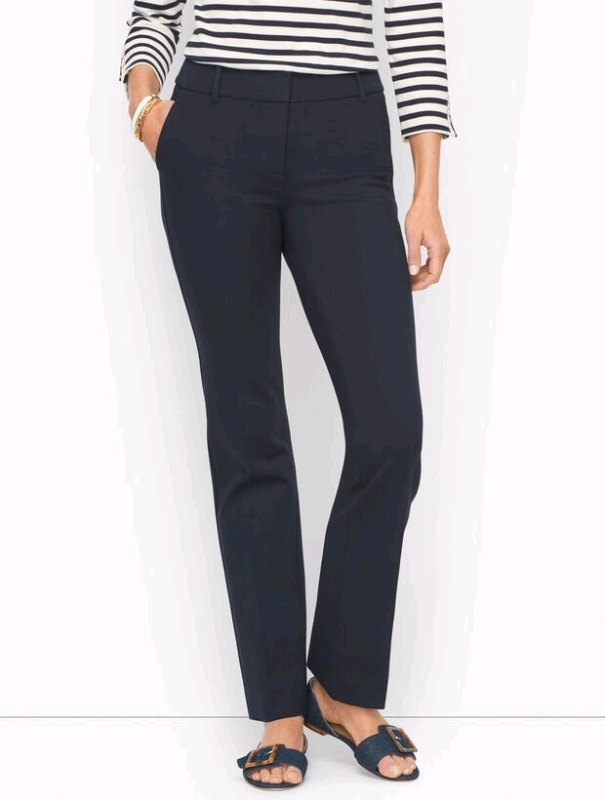 New Talbots Soho Pants in Navy Size 8