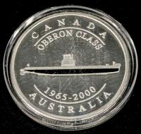 1914 - 2014 Canada/Australia Centenary of Submarine Service Medallion in Commemorative Case, 1.5" Diameter