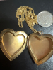 Gold Filled stamped Large Heart Locket GF Chain - 2