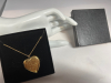 Gold Filled stamped Large Heart Locket GF Chain - 6