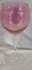 Set of 6 Pink Balloon Wine Glasses, Twisted Stem, 20oz, Large Bowl, Elegant Glassware - 2
