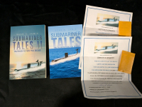Submariner Tales I & II, Dean S. Lewis, Ltd. Ed. Gold Medallions #308 & #311, Signed COA