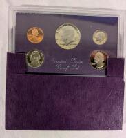 1986 US Mint Proof Coin Set, Lincoln Cent - Kennedy Half, Original Box, S Mintmark