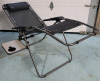 ULINE Zero Gravity Outdoor Patio Chair w/Side Table - New - 3