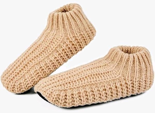 New Size MED Unisex LEMZONE Slipper Socks Medium 3062 M, 55% Acrylic 45% Polyester, Anti-Skid, Gift Boxed