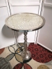 Lovely Metal Accent Table - Chrome Style