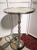 Lovely Metal Accent Table - Chrome Style - 4