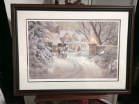 Vintage Signed & #'ed Print Soft Winter Glow by Douglas R. Laird