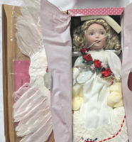 Vintage Paradise Galleries Treasury Collection Premiere Edition Angel Porcelain Doll 16" with Box