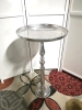 Metal Accent Table - Chrome Style - 4