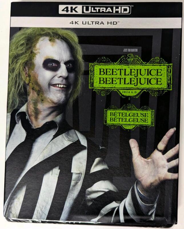 New 4K Ultra HD BEETLEJUICE BEETLEJUICE (2024)