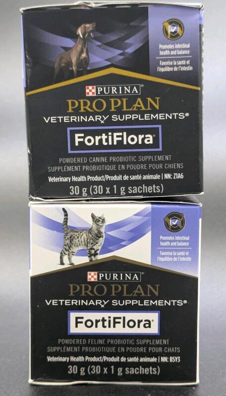 [BB 12/2025 - 05/2026] New PURINA Pro Plan FORTIFLIRA Vet Supplements, 1 For Cats, 1 For Dogs