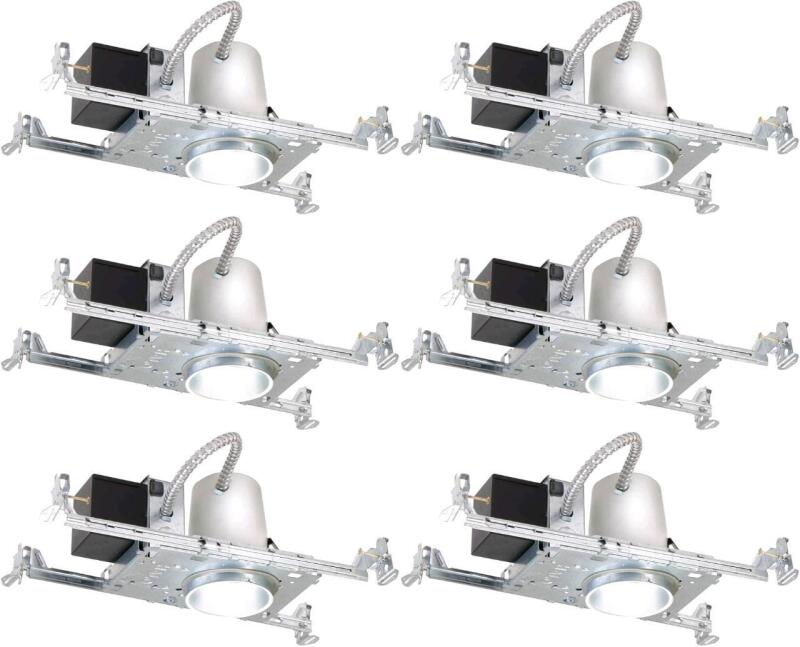 New Halo H36LVTAT 3" Shallow New Construction Recessed Lighting Housings, MR16, Box of 6