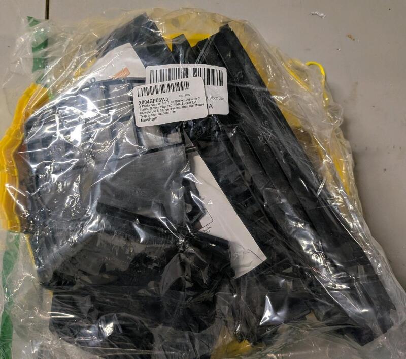3 New Packs of Mouse/Rat Bucket Traps