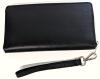 New Black Purse Clutch, Room For 8 Cards, Zippered Pocket + 3 Spots For Cash, 6" &times; 9"