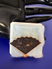 Japanese K24 stamped Damascene Brooch - 4