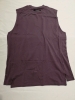 New ALPHALETE Men's sz Large Premium Stepped Hem Tank (Black Plum) - 2