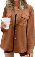 New sz Small Women's Corduroy Long Sleeve Button Down Shirt