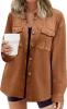New sz Small Women's Corduroy Long Sleeve Button Down Shirt