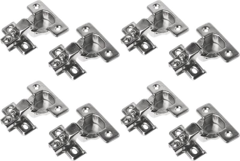 8 New Brainerd H811SMV-NP-C 35mm 5/8" Overlay Euro 100Deg Conceleo Face Frame Cabinet Hinges