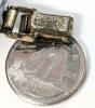 Vintage SEIKO Watch Women 18mm Gold Tone Textured Dial 1100-0459 Manual Wind 5.5", Non-Functional Requires Service - 5