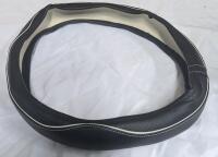 New: Steering Wheel Cover - Black - Approximately 14.5" in Diameter