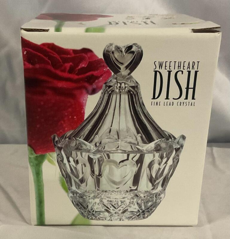 Sweatheart Fine Lead Crystal dish