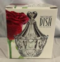 Sweatheart Fine Lead Crystal dish