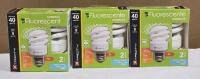 3 New Xtricity Fluorescent Compact Bulbs 2pack
