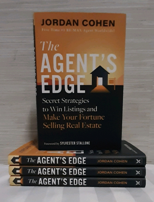 New Hardcover Book. "The Agent's Edge" by Jordan Cohen 4 copies