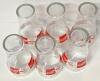6 Matching Vintage 1993 COCA-COLA Barcelona OLYMPICS '93 Glasses, 6" Tall, No Chips or Cracks - 6