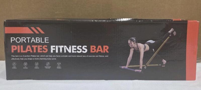 New Portable Pilates Fitness Bar