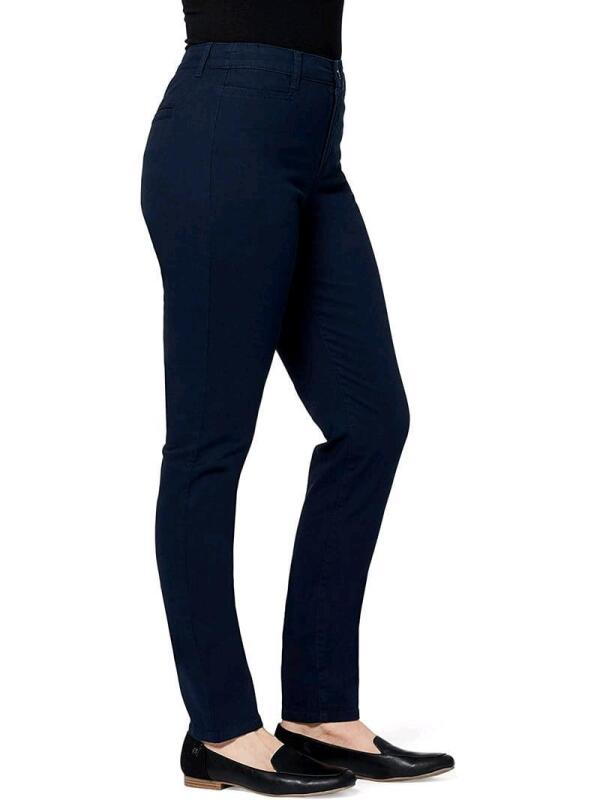 New Gloria Vanderbilt Amanda Trouser, Midnight Affair, Size 6 Short, Straight Leg, Classic Rise