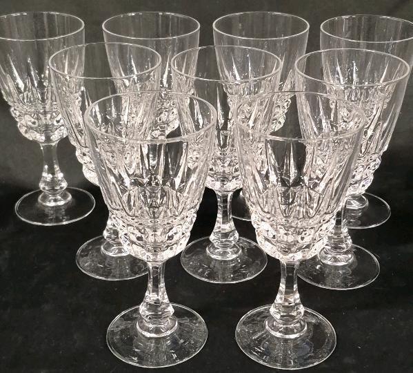9 Vintage Wine Glasses