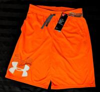 New Size YXL Boy's UNDER ARMOUR Long Loose Fit Athletic Shorts