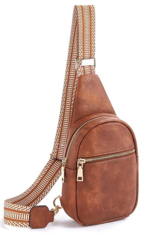 New VATAN Small Sling Bag / Vegan Leather Crossbody Purse
