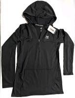 New Size YXL Boy's UNDER ARMOUR Loose Fit Seamless Athletic Hoodie, Quarter Zip