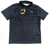 New Size YLG Boy's UNDER ARMOUR Loose Fit UPF 50 Polo Shirt