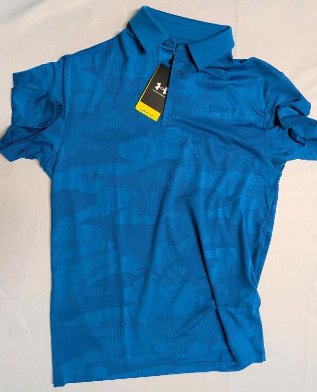 New Size Medium Mens Under Armor Playoff Polo