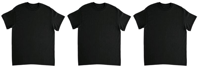 3 New Size XL (46" - 48") Men's GILDAN Crew Tees, 100% Cotton