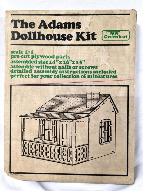 Vintage Greenleaf "The Adams Dollhouse Kit" # 8002