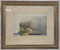 Fabrice de Villeneuve "French Serenity II" 20x24 Framed Print Art in Motion, 28"x32" Frame