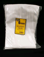New 6 White Bib Aprons