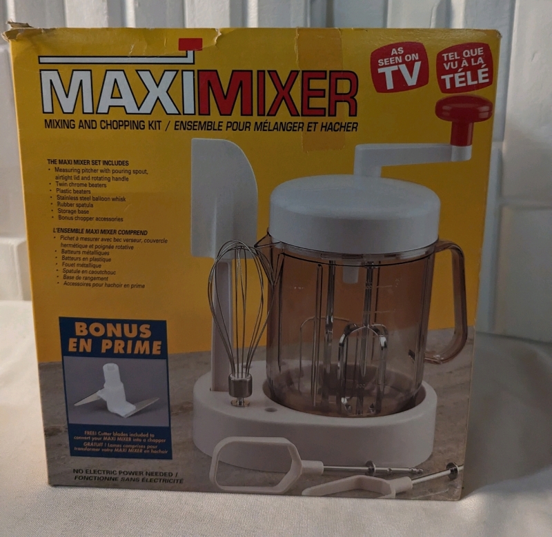 New Maximixer Mixing and Chopping kit.