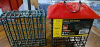 2 Cage Birdfeeders More Birds Double Suet Feeder+