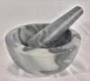 Agate Mortar & Pestle Set .