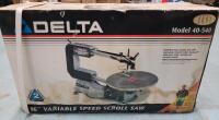 Delta 16" Variable Speed Scroll Saw , Model 40-540 . Never Removed from Box , Some stains on box