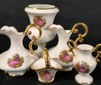 5 Vintage Limoges Mini Decor