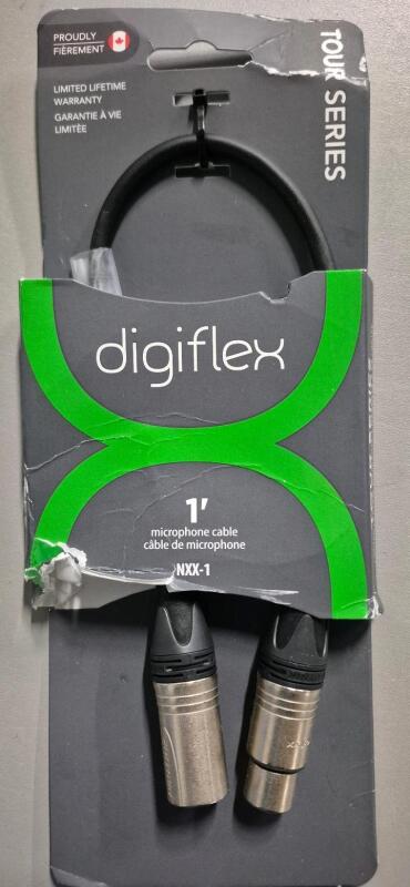 New Tour Series Digiflex Microphone Cable - NXX-1